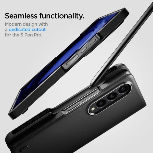 Samsung Galaxy Z Fold 4 Spigen Thin Fit Pen tok fekete (S Pent nem tartalmaz) - 13
