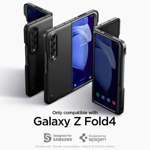Samsung Galaxy Z Fold 4 Spigen Thin Fit Pen tok fekete (S Pent nem tartalmaz) - 14