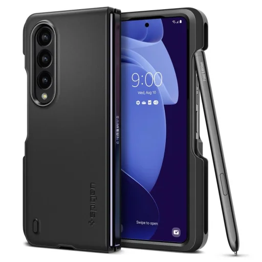 Samsung Galaxy Z Fold 4 Spigen Thin Fit Pen tok fekete (S Pent nem tartalmaz) - 1