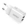 Choetech kétportos hálózati töltő adapter 2 x USB-A 10W 2A fehér (C0030) thumbnail