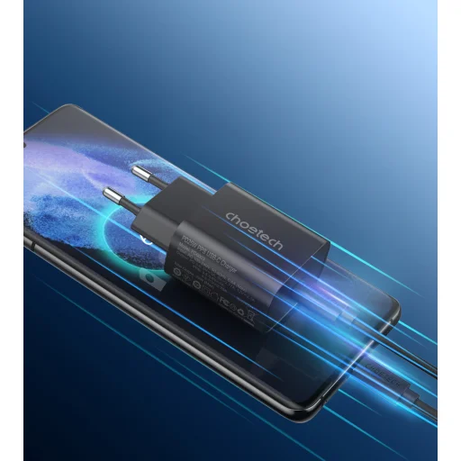 Choetech hálózati töltő adapter USB Type C töltő 25W PPS PD fekete (PD6003) - 7