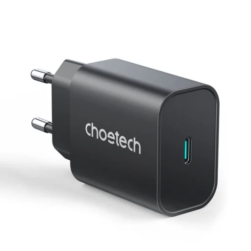 Choetech hálózati töltő adapter USB Type C töltő 25W PPS PD fekete (PD6003) - 1