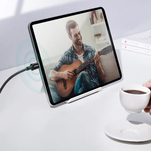 Ugreen töltő- és adatkábel USB Type C - USB Type C PD 100W 5A 2m fehér (US300) - 14