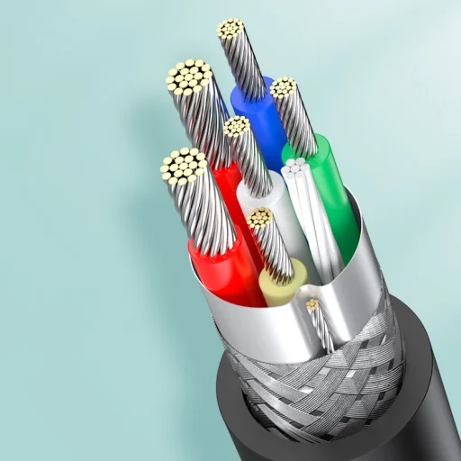 Ugreen töltő- és adatkábel USB Type C - USB Type C PD 100W 5A 2m fehér (US300) - 5