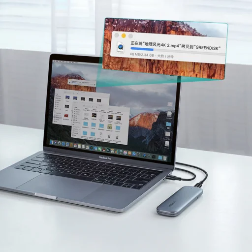 Ugreen töltő- és adatkábel USB Type C - USB Type C PD 100W 5A 2m fehér (US300) - 6