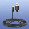 Ugreen 5 tűs aranyozott USB kábel - mini USB 0.25 m fekete (US132) - 15