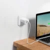 Ugreen hálózati töltő adapter USB Type C PD 30W USB Type C kábellel 2m fehér (CD127) thumbnail