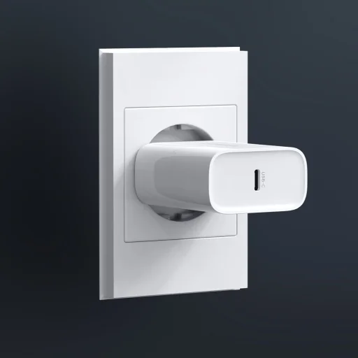 Ugreen hálózati töltő adapter USB Type C PD 30W USB Type C kábellel 2m fehér (CD127) - 11