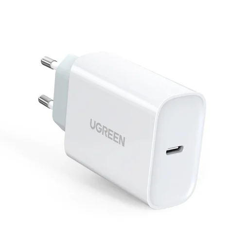 Ugreen hálózati töltő adapter USB Type C PD 30W USB Type C kábellel 2m fehér (CD127) - 13