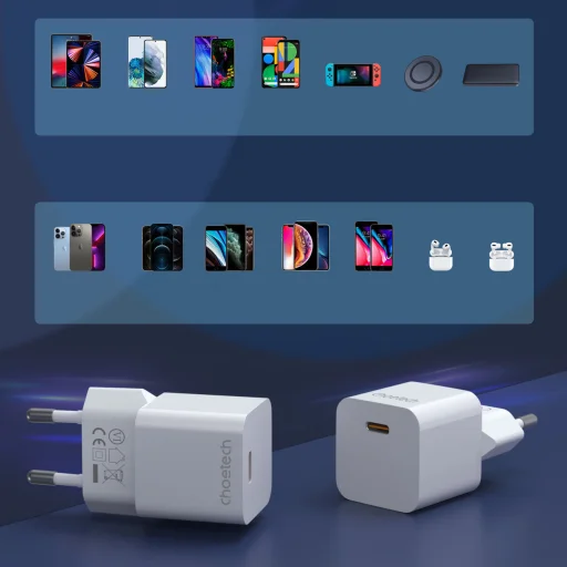 Choetech hálózati töltő adapter 20W USB Type C (PD5010) - 5