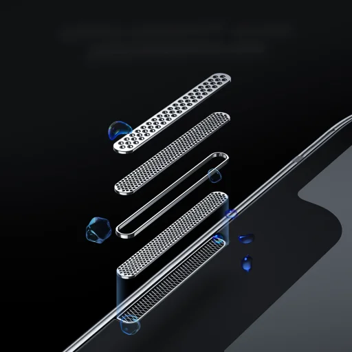 iPhone 14 Plus Joyroom Knight kijelzővédő üvegfólia felhelyező készlettel átlátszó (JR-H11) - 2