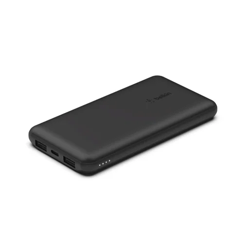 Belkin Boost Charge (10000 mAh) Powerbank USB-C 15W + 2x USB-A + 15cm USB-A - USB-C kábel (BPB011btBK) fekete - 1