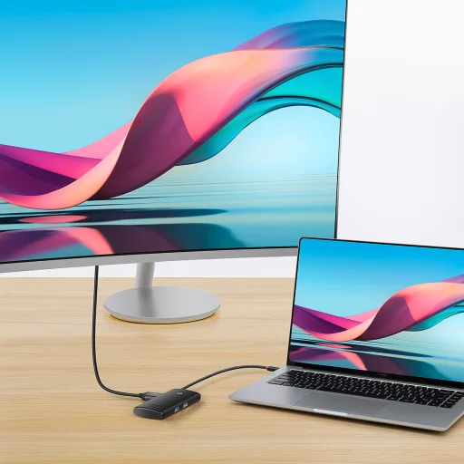 Baseus Adapter HUB - Type C - 2xUSB3.0 + Type C + HDMI 4K + SD + microSD - PD 100W fekete - 8