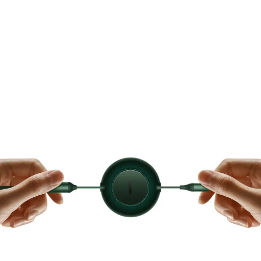 Baseus Bright Mirror2 3 az 1-ben kábel Type C - Type C, micro USB, Lightning 100W 1.1 m zöld - 14