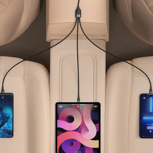 Baseus Flash Series II 3 az 1-ben kábel Type C - Type C, Lightning, microUSB 100W 1.5 m fekete - 4