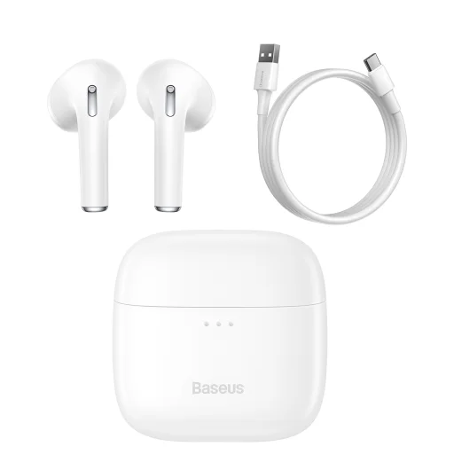 Baseus TWS Bowie E8 bluetooth fülhallgató fehér - 5