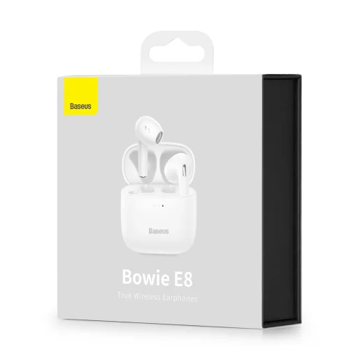 Baseus TWS Bowie E8 bluetooth fülhallgató fehér - 8