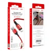 Borofone BX54 Ultra Bright USB - Lightning kábel 2.4A 1m piros thumbnail