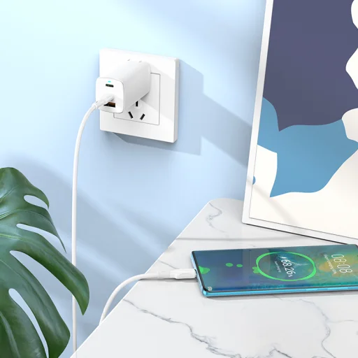 Borofone Succeed BX80 Type C - Type C kábel 60W 3A 1m fehér - 2