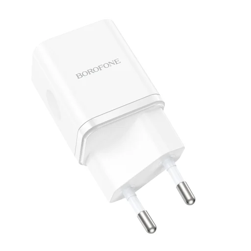 Borofone BN6 hálózati töltő adapter Type C QC 3.0 PD 20W fehér - 7