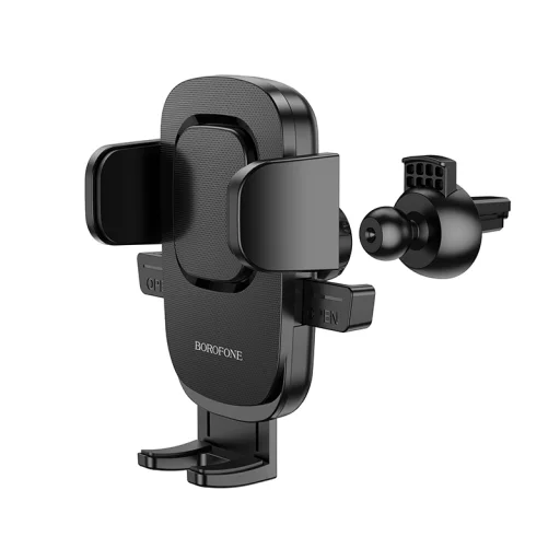 Borofone BH69 autós telefontartó szellőzőrácsra fekete - 9