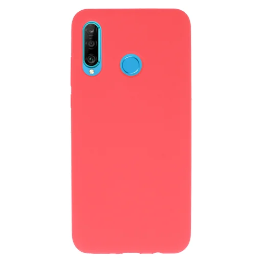 Huawei P30 Lite Vennus Szilikon Lite Tok barack - 4