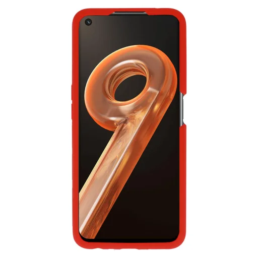 Realme 9i Vennus Szilikon Lite Tok piros - 6