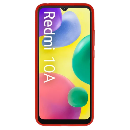 Xiaomi Redmi 10A Vennus Szilikon Lite Tok piros - 5