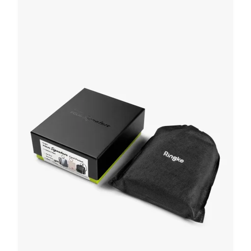 Samsung Galaxy Z Flip 4 Ringke Signature valódi bőr tok vállpánttal kék - 12