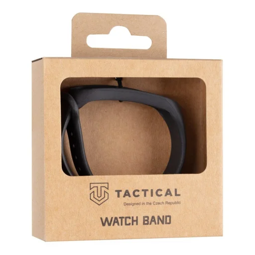 Xiaomi Mi Band 7 Tactical 820 szilikon óraszíj fekete - 2