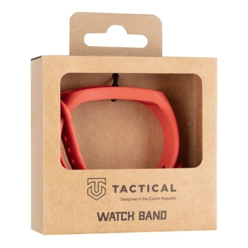 Xiaomi Mi Band 7 Tactical 824 szilikon óraszíj piros - 3