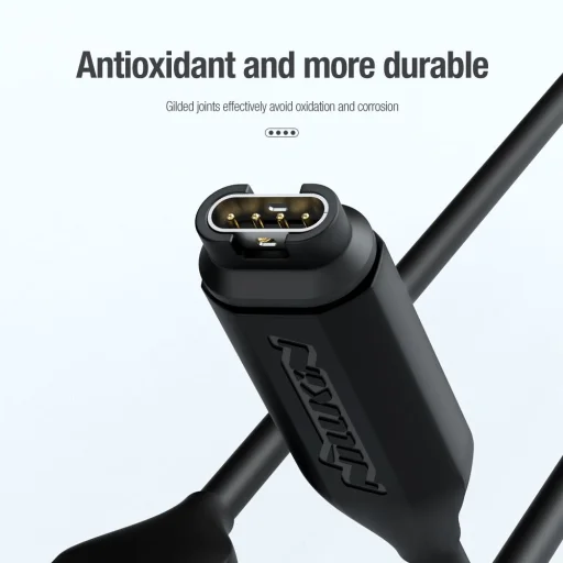 Garmin Watch Nillkin USB adat- és töltőkábel fekete - 3