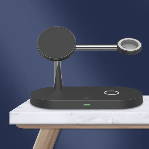 Tech-Protect A14 3 az 1-ben vezeték nélküli töltőállomás MagSafe kompatibilis fekete - 7