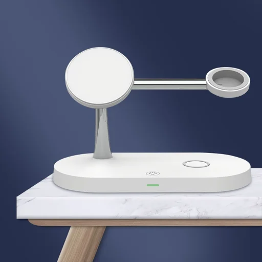 Tech-Protect A14 3 az 1-ben vezeték nélküli töltőállomás MagSafe kompatibilis fehér - 3