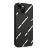 iPhone 14 Plus Karl Lagerfeld PU Grained Leather Logomania tok fekete (KLHCP14MPGMLKFK) thumbnail