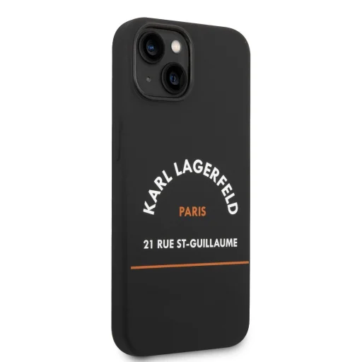 iPhone 14 Plus Karl Lagerfeld Rue St Gullaume tok fekete (KLHCP14MSRSGHLK) - 4