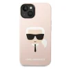iPhone 14 Plus Karl Lagerfeld Karl`s Head szilikon tok rózsaszín (KLHCP14MSLKHLP) thumbnail