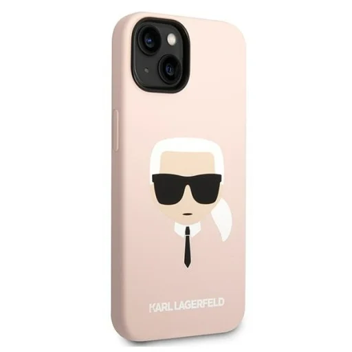 iPhone 14 Plus Karl Lagerfeld Karl`s Head szilikon tok rózsaszín (KLHCP14MSLKHLP) - 6