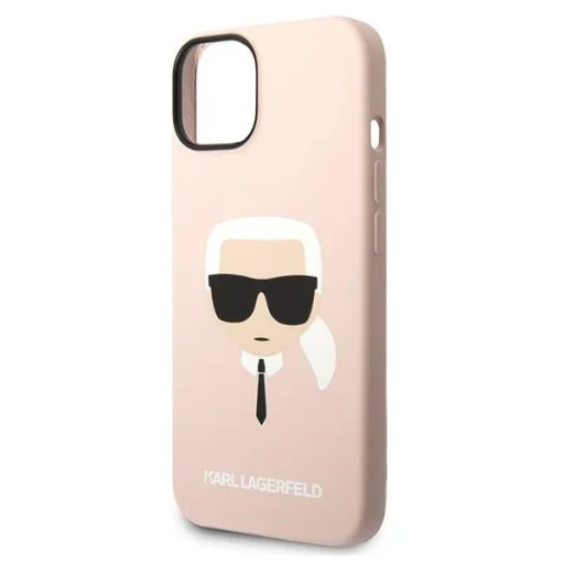 iPhone 14 Plus Karl Lagerfeld Karl`s Head szilikon tok rózsaszín (KLHCP14MSLKHLP) - 3