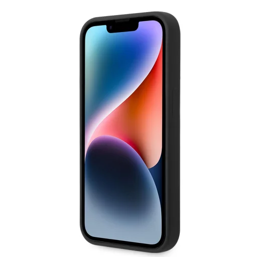 iPhone 14 Pro Max Karl Lagerfeld  Karl és Choupette szilikon tok fekete (KLHCP14XSSKCK) - 5