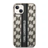 iPhone 14 Pro Karl Lagerfeld Monogram Vertical Stripe tok fekete (KLHCP14LHKLSPCK) thumbnail