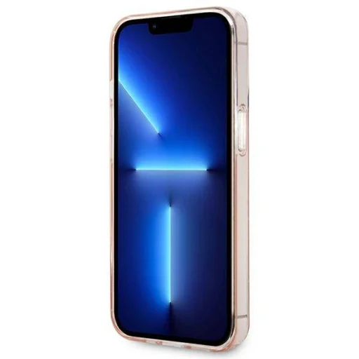 iPhone 14 Pro Karl Lagerfeld Monogram Vertical Stripe tok rózsaszín (KLHCP14LHKLSPCP) - 3