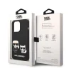 iPhone 14 Pro Max Karl Lagerfeld  Karl és Choupette szilikon tok fekete (KLHCP14XSSKCK) thumbnail