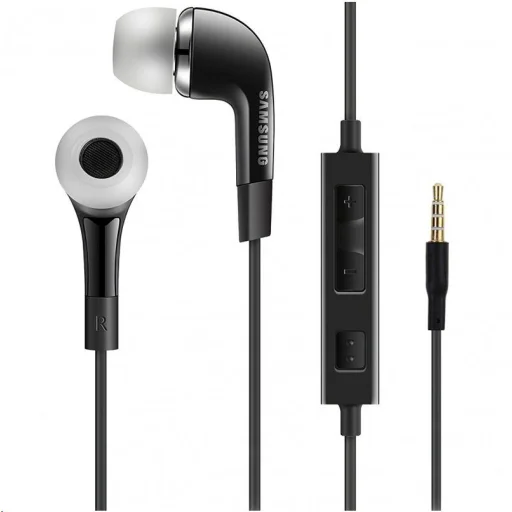 Samsung EHS64AVFBE Stereo HF vezetékes fülhallgató hangerőszabályzóval, fekete 3.5mm jack - 1