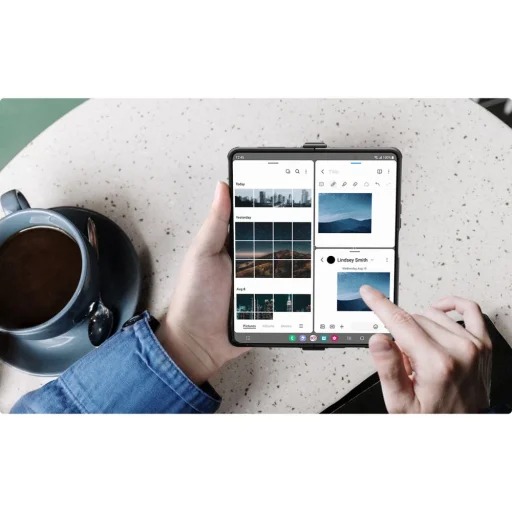 Samsung Galaxy Z Fold 4 Nillkin CamShield Pro tok fekete (S Pent nem tartalmaz) - 4