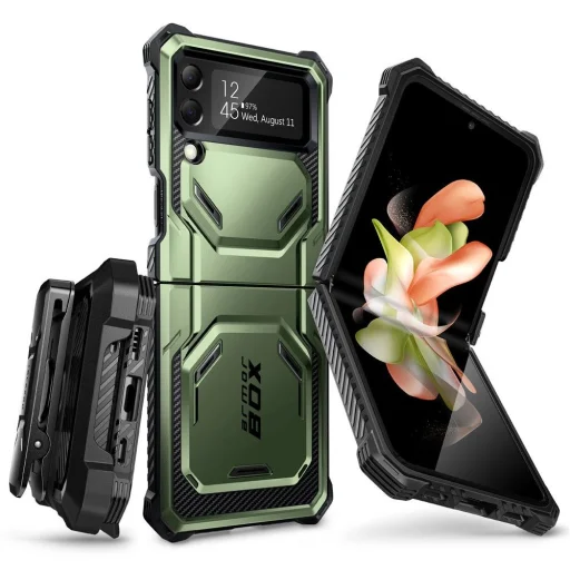 Samsung Galaxy Z Flip 4 Guldan Supcase IBLSN Armorbox tok - 1
