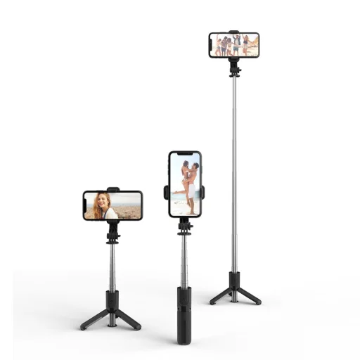 Tech-Protect L02S tripod selfie bot fekete - 6