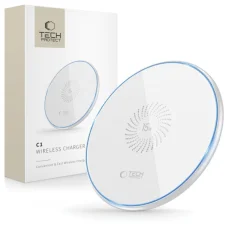 Tech-Protect QI15W-C1 bezdrôtová nabíjačka 15W biela