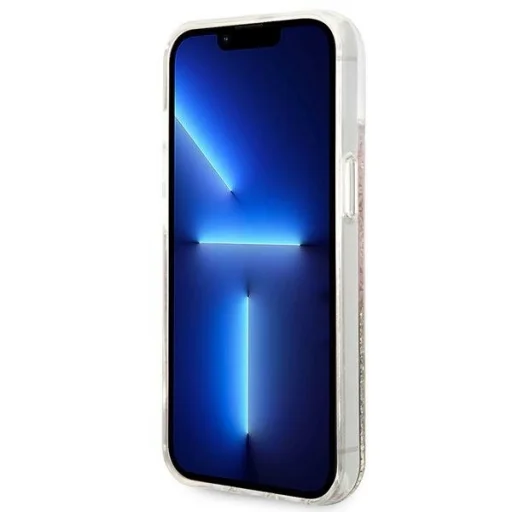 iPhone 14 Plus Guess Paisley Liquid Glitter tok arany (GUHCP14MLFLSD) - 6