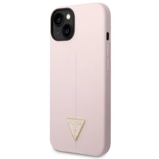 iPhone 14 Plus Guess Szilikon Triangle tok lila (GUHCP14MSLTGU) - 7